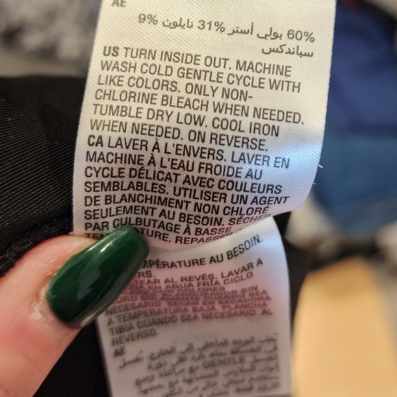 NWT Alfani Velvet Black Wideleg Pull On Stretchy Pants Womens Size 3X - Picture 6 of 14